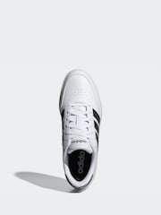 adidas White Breaknet Trainers - Image 6 of 9