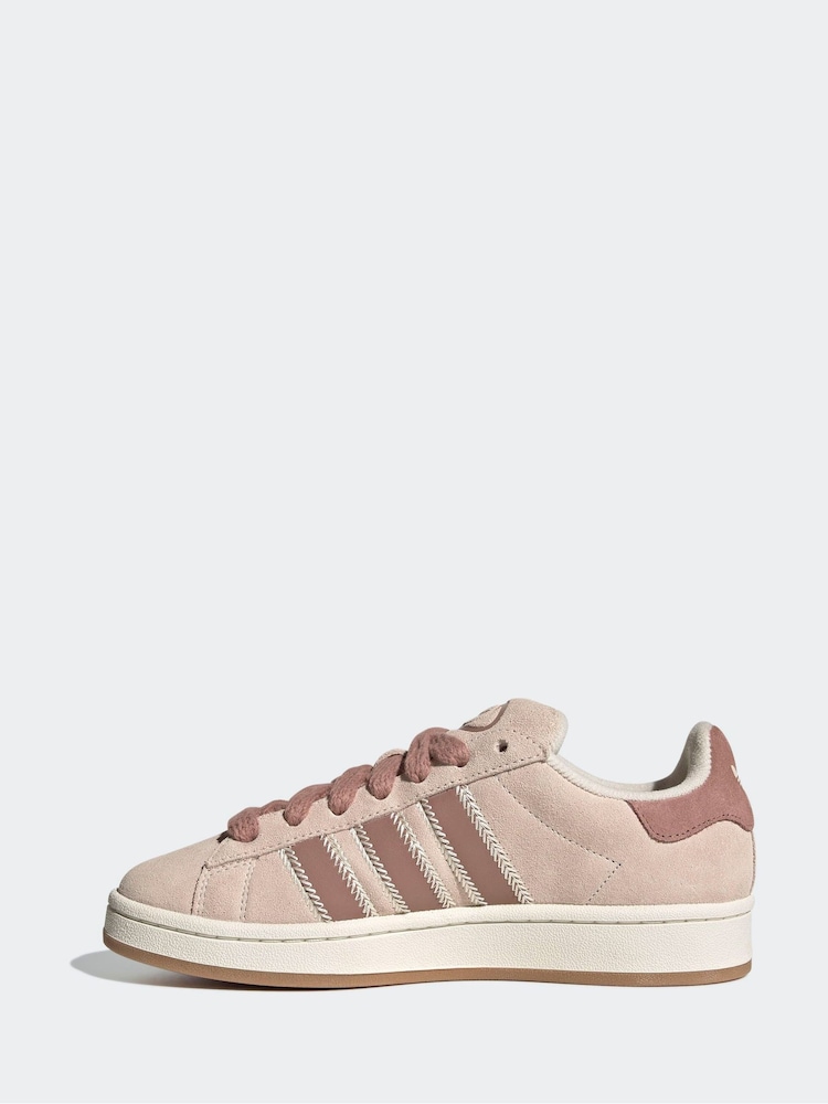adidas Originals Brown Light Campus Trainers - Image 2 of 9