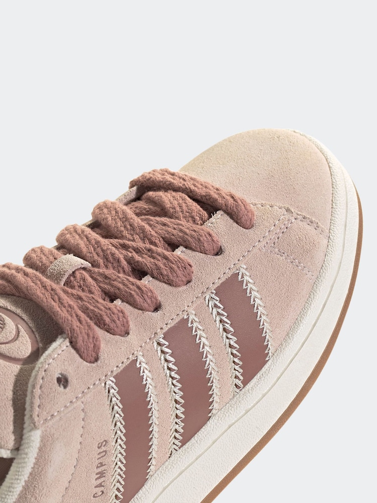 adidas Originals Brown Light Campus Trainers - Image 9 of 9