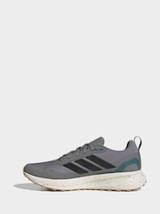 adidas Grey Runfalcon 5 TR Running Trainers - Image 2 of 9