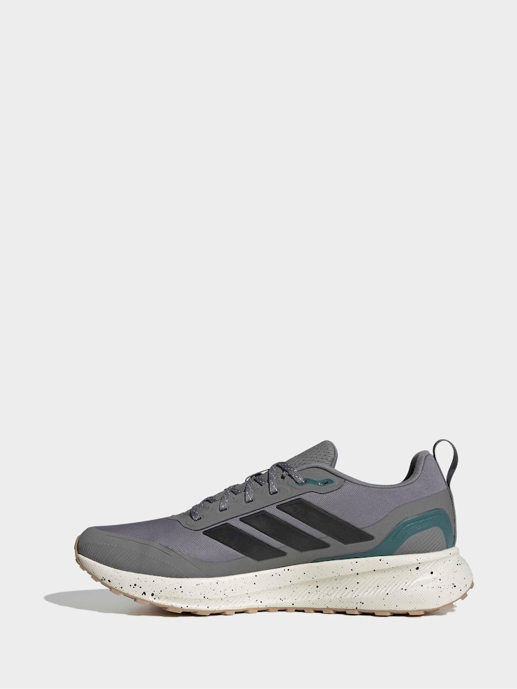 adidas Grey Runfalcon 5 TR Running Trainers - Image 2 of 9 adidas Grey Runfalcon 5 TR Running Trainers - Image 2 of 9