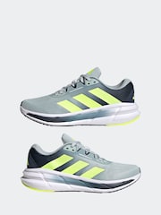 adidas Grey Questar 3 Running Trainers - Image 3 of 9