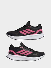 adidas Black Dark Grand Court Trainers - Image 6 of 10