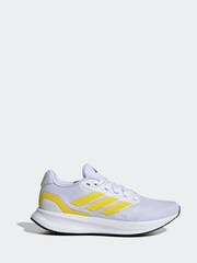 adidas White Lime Grand Court Trainers - Image 1 of 9