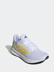adidas White Lime Grand Court Trainers - Image 3 of 9