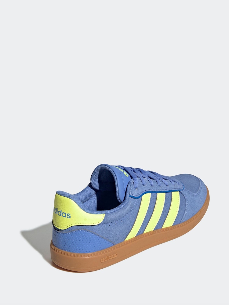 adidas gazelle silver green womens KIDS ADIDAS SAMBA EL I (WONDER BLUE/ YELLOW)