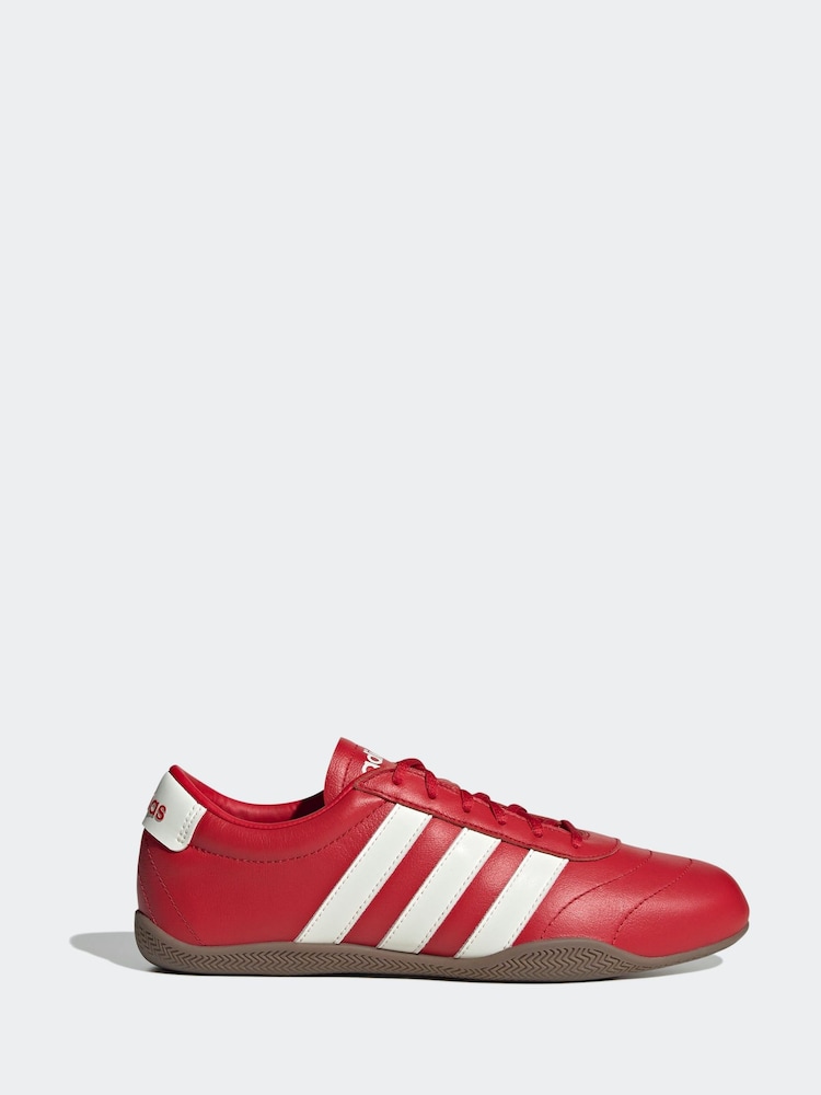 adidas Red Grand Court Lo Trainers - Image 1 of 8