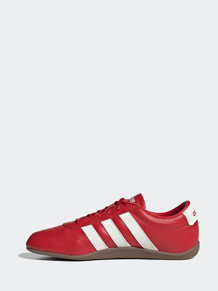 adidas Red Grand Court Lo Trainers - Image 2 of 8