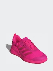 adidas Pink Dropset 3 Trainers - Image 3 of 9