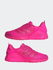 adidas Pink Dropset 3 Trainers - Image 7 of 9