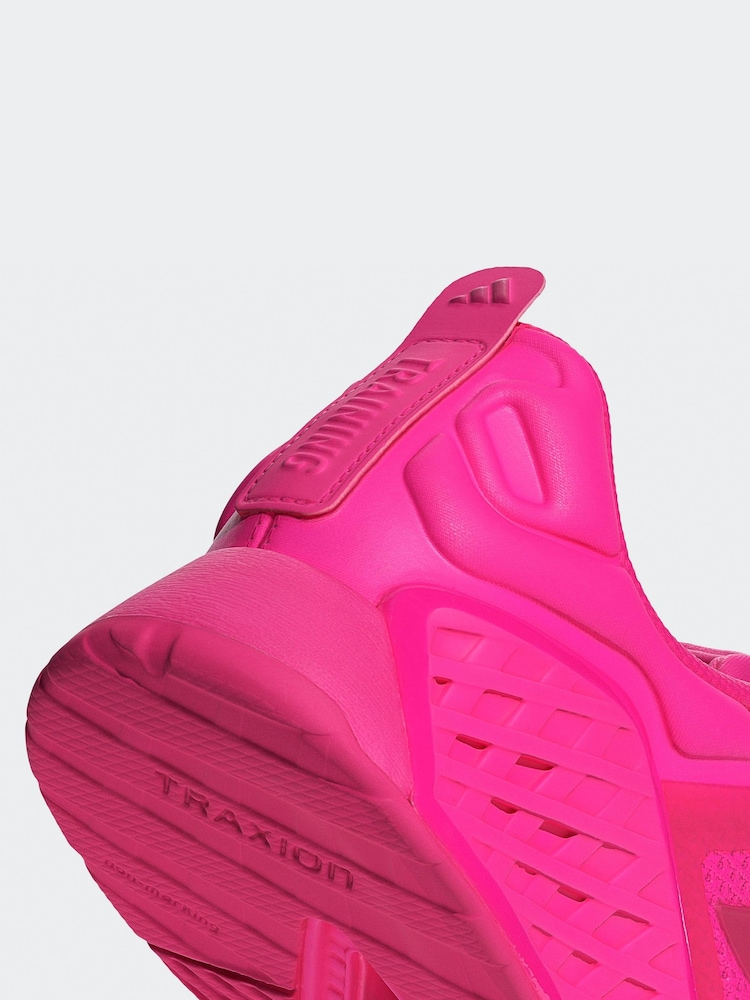 adidas Pink Dropset 3 Trainers - Image 9 of 9