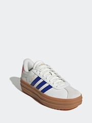 adidas White cream VL Court Bold Trainers - Image 3 of 9