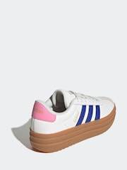 adidas White cream VL Court Bold Trainers - Image 4 of 9