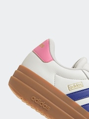 adidas White cream VL Court Bold Trainers - Image 8 of 9