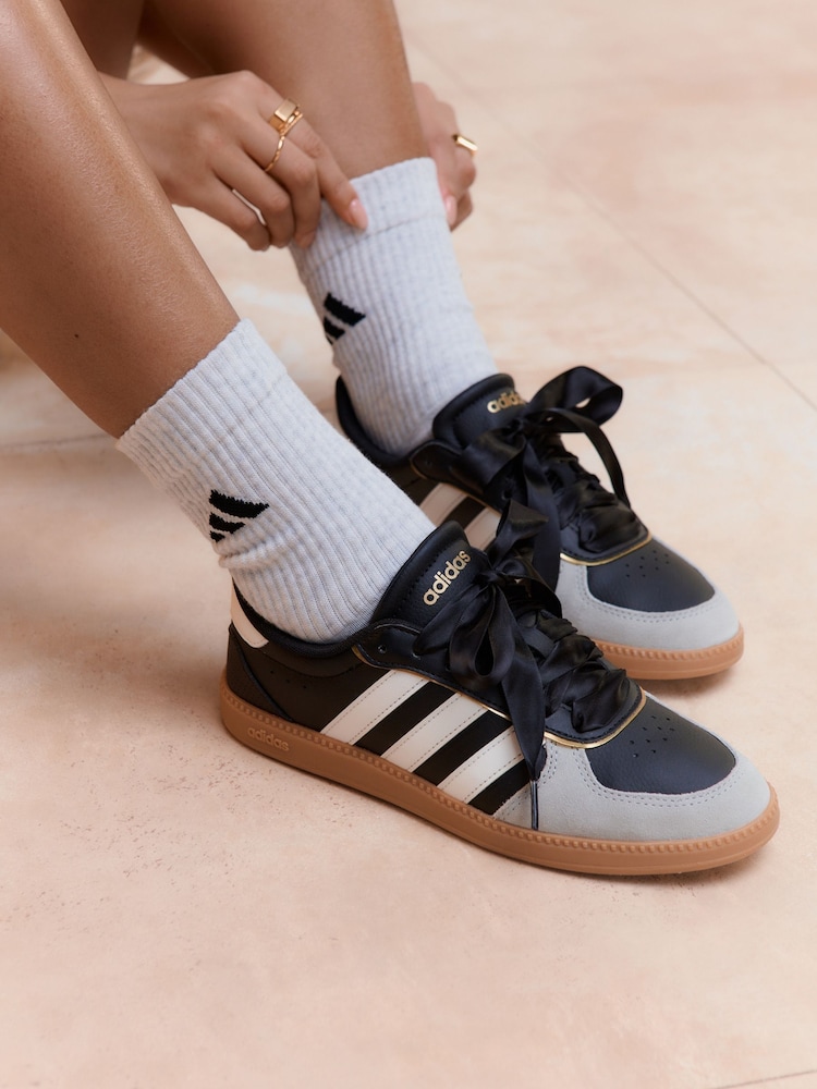 adidas Black chrome Breaknet Sleek Trainers - Image 1 of 11