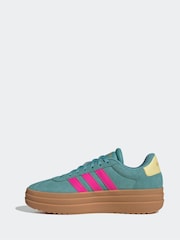 adidas Green VL Court Bold Trainers - Image 2 of 9