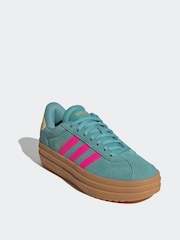 adidas Green VL Court Bold Trainers - Image 3 of 9