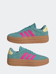 adidas Green VL Court Bold Trainers - Image 5 of 9