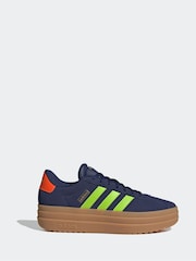 adidas Blue VL Court Bold Trainers - Image 1 of 9