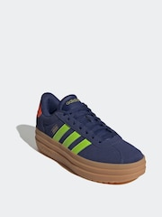 adidas Blue VL Court Bold Trainers - Image 3 of 9