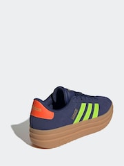 adidas Blue VL Court Bold Trainers - Image 4 of 9