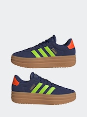adidas Blue VL Court Bold Trainers - Image 5 of 9