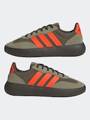 adidas Khaki/Orange Barreda Decode Lace Junior Trainers - Image 7 of 9