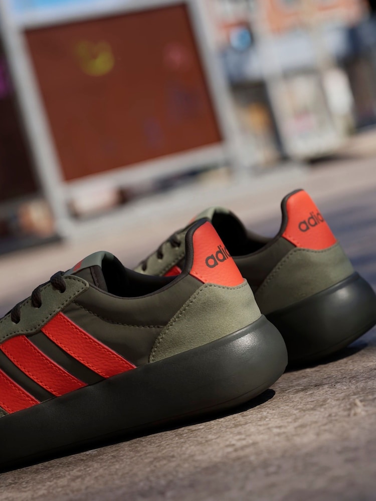 Caqui/naranja - adidas Barreda Decode Lace Junior Trainers - Imagen 8 de 8