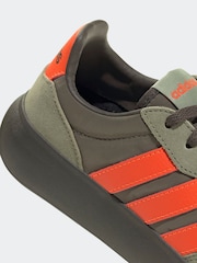 adidas Khaki/Orange Barreda Decode Lace Junior Trainers - Image 9 of 9