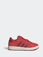 adidas White Grand Court Trainers - Image 1 of 9