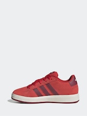 adidas White Grand Court Trainers - Image 2 of 9