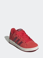 adidas White Grand Court Trainers - Image 3 of 9