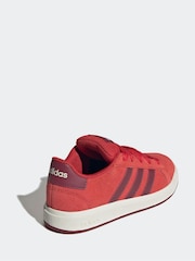 adidas White Grand Court Trainers - Image 4 of 9