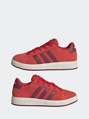 adidas White Grand Court Trainers - Image 7 of 9