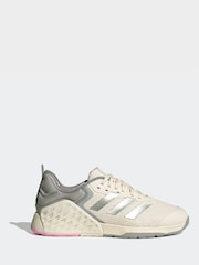adidas White Dropset 3 Trainers - Image 2 of 9
