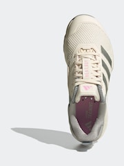 adidas White Dropset 3 Trainers - Image 5 of 9