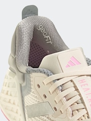 adidas White Dropset 3 Trainers - Image 7 of 9