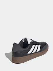 adidas Black Courtblock Trainers - Image 4 of 9