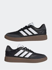 adidas Black Courtblock Trainers - Image 5 of 9