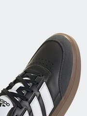 adidas Black Courtblock Trainers - Image 8 of 9