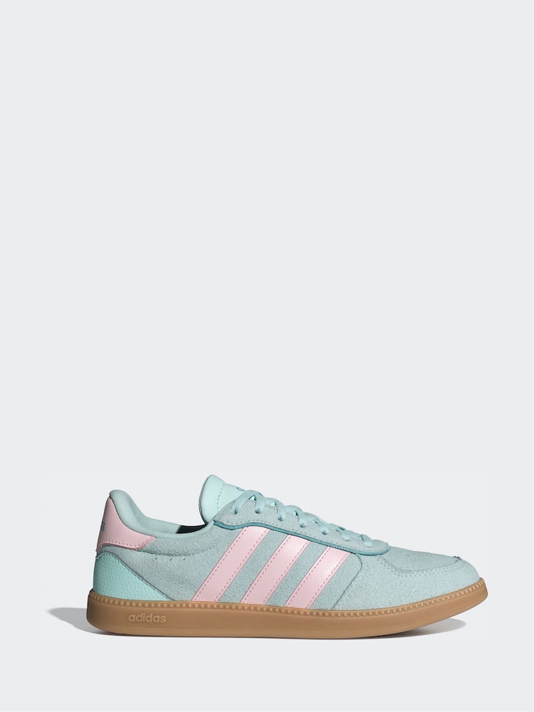 adidas Green Breaknet Sleek Trainers - Image 1 of 9