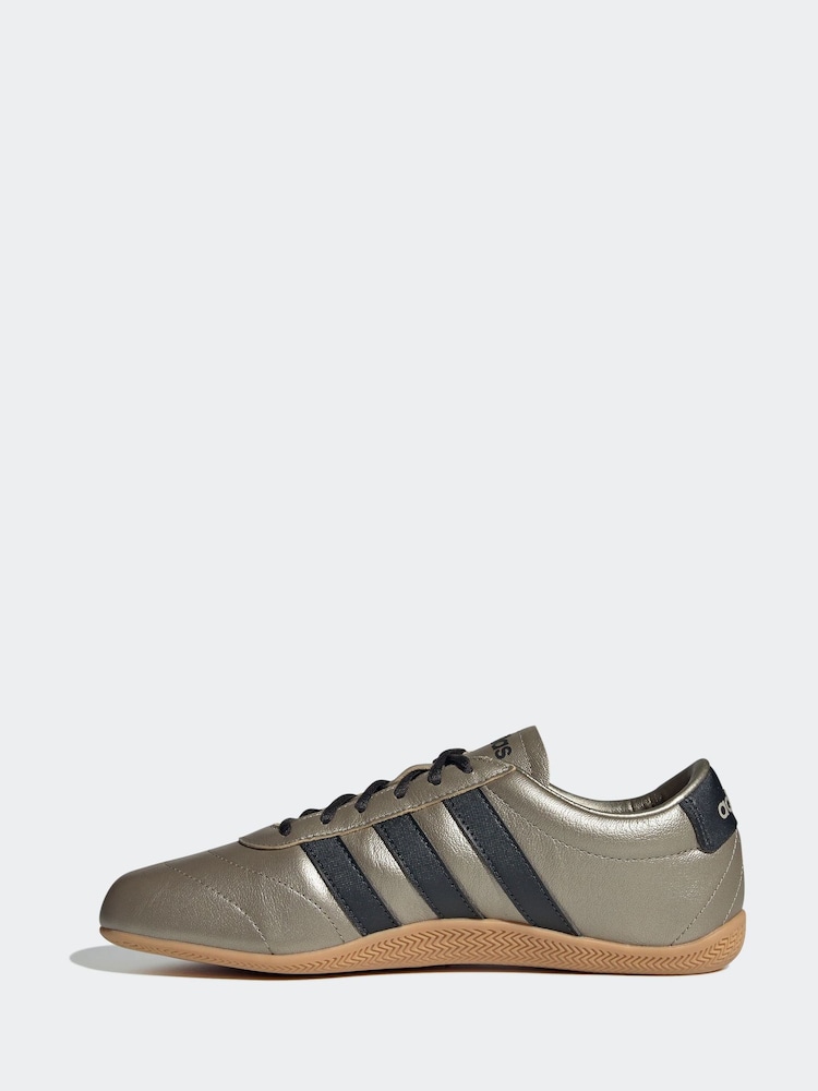 adidas Brown Grand Court Lo Trainers - Image 2 of 7 adidas Brown Grand Court Lo Trainers - Image 2 of 7