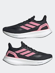 adidas Black Pureboost 5 Trail Shoes - Image 3 of 9