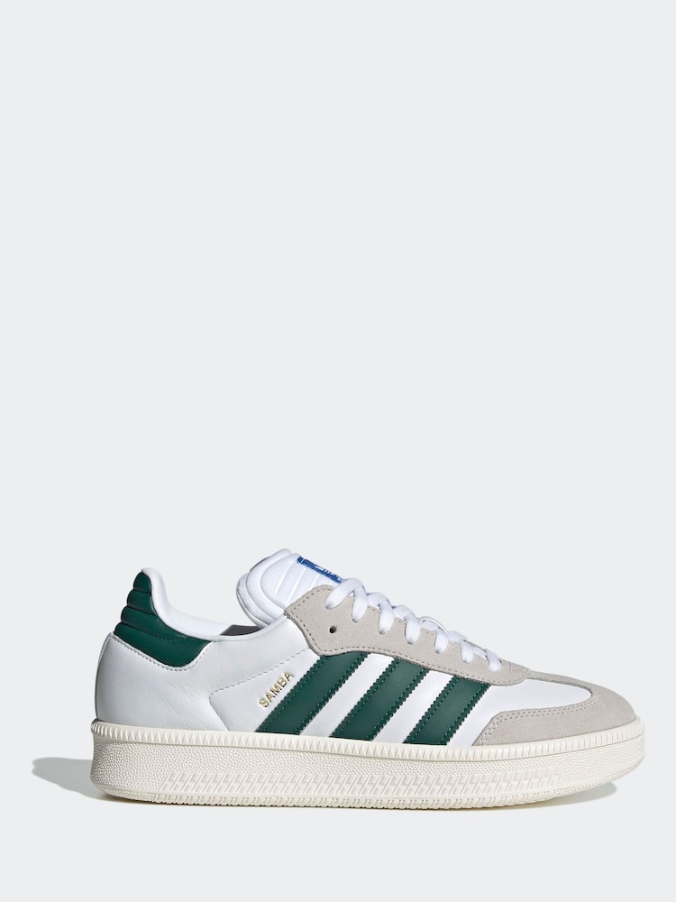 adidas Originals White XLG Samba Trainers - Image 1 of 10