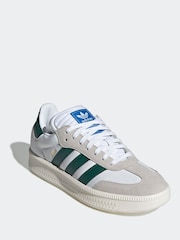 adidas Originals White XLG Samba Trainers - Image 3 of 10
