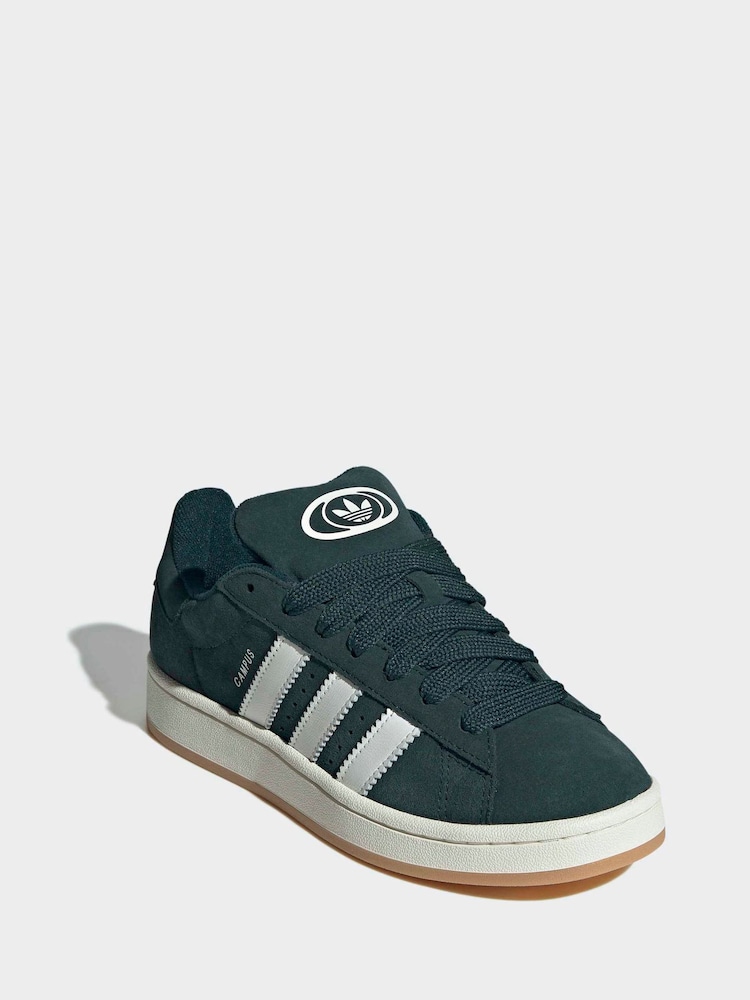 adidas Originals Green Campus Trainers - Image 1 of 8 adidas Originals Green Campus Trainers - Image 1 of 8