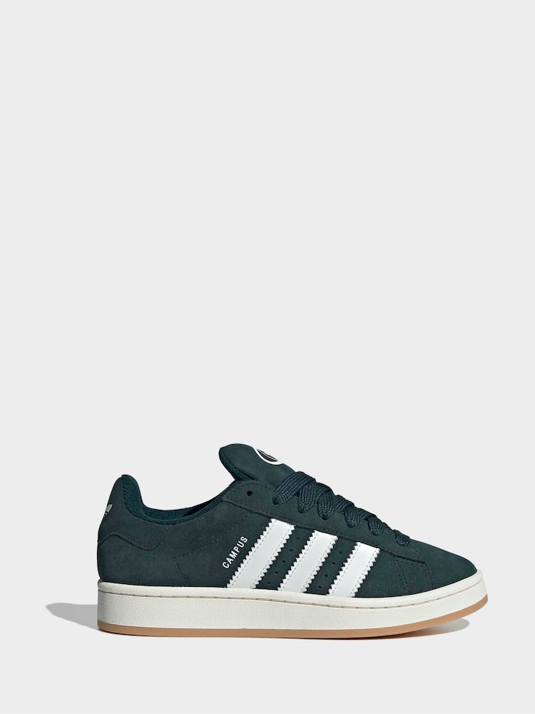 adidas Originals Green Campus Trainers - Image 2 of 8