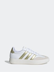 adidas White Barreda Trainers - Image 2 of 10