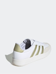 adidas White Barreda Trainers - Image 6 of 10