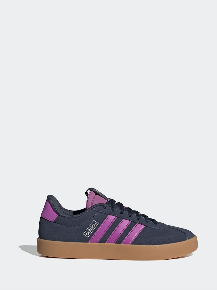 adidas Blue VL Court 3.0 Trainers - Image 1 of 9